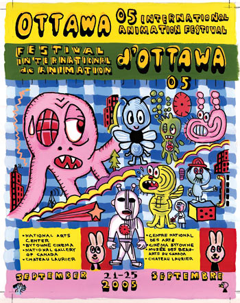 Gary Panter Ottawa Poster