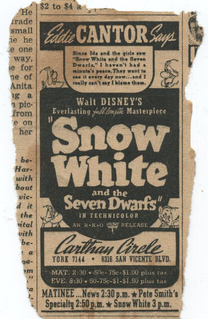 Snow White And The Seven Dwarfs 1937. Snow White and the Seven