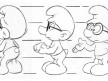 Character turnaround model sheet for Brainy that animators use as a reference when animating the character.