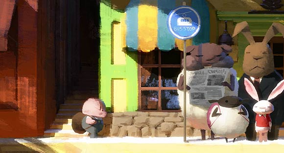 Watch a Clip from The Dam Keeper by Pixar's Dice Tsutsumi and