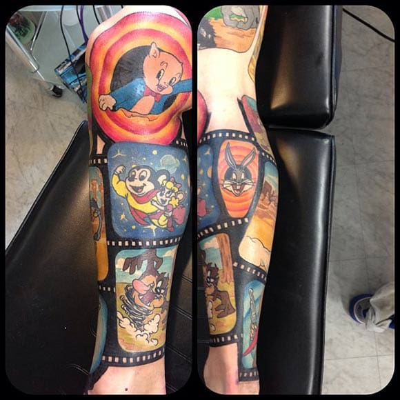 This is How You Do A Classic Animation Tattoo