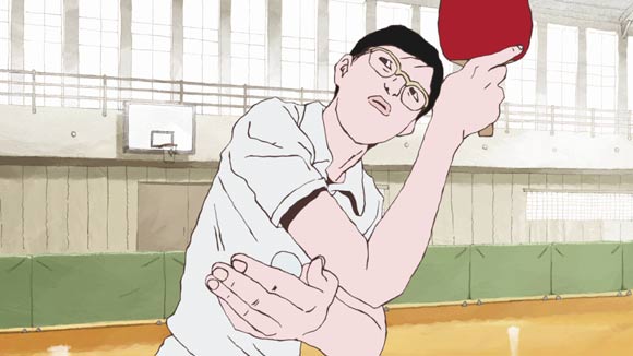 Here are a few poignant stills from Ping Pong The Animation that I