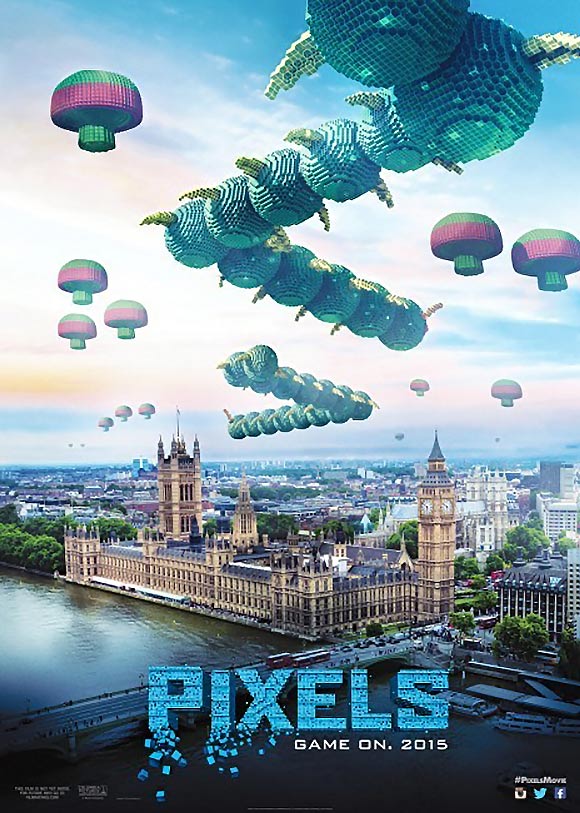 Five Posters for 'Pixels,' The Hollywood Film Based on a French