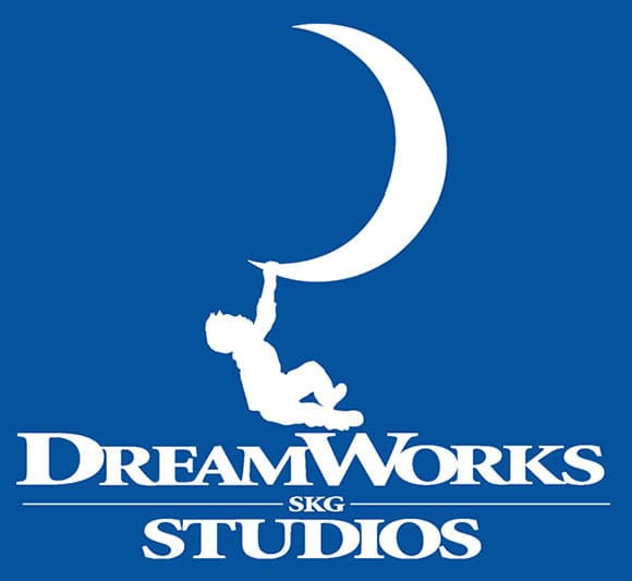 (DreamWorks Logo editorial illustration: boy silhouette via Shutterstock.com.)