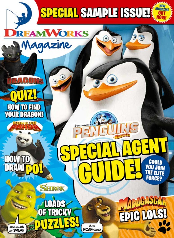 The cover to the first issue of "DreamWorks Magazine." (Click to enlarge.)