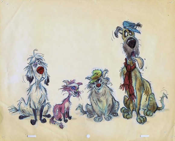 "Oliver and Company" concept art by Andreas Deja. (Click to enlarge.)