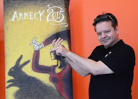 Marcel Jean, the artistic director of the Annecy animation festival. (© S. Matter/CITIA)
