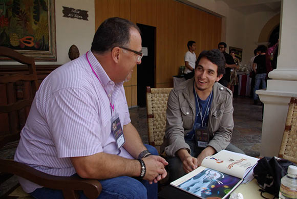 Networking at Festival by Pixelatl in Cuernavaca, Mexico.