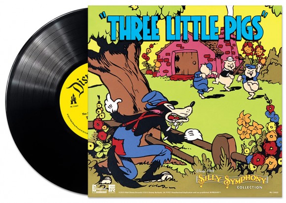 Pre-orders will also receive a special 10” single featuring the complete soundtracks to "Three Little Pigs" and "The Skeleton Dance." (Click to enlarge.)