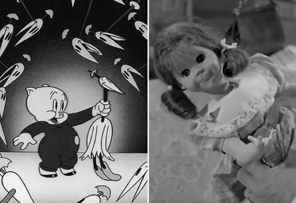 In his book, Kemper connects "Toy Story" to earlier creative works like Bob Clampett's short "Porky in Wackyland" (left) and "The Twilight Zone."