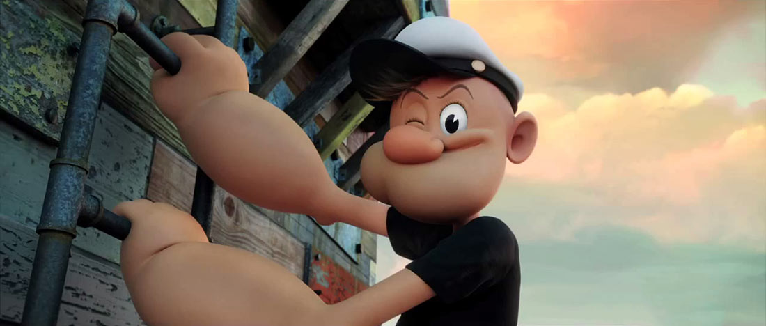 After producing this animation test, Sony decided to not move forward with Genndy's Popeye reboot (Courtesy of Sony Pictures Animation.)