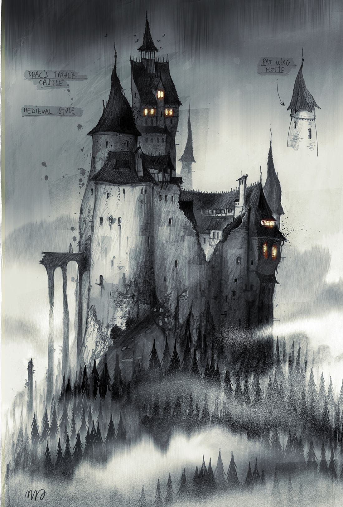 Vlad castle concept by Sylvain Marc.