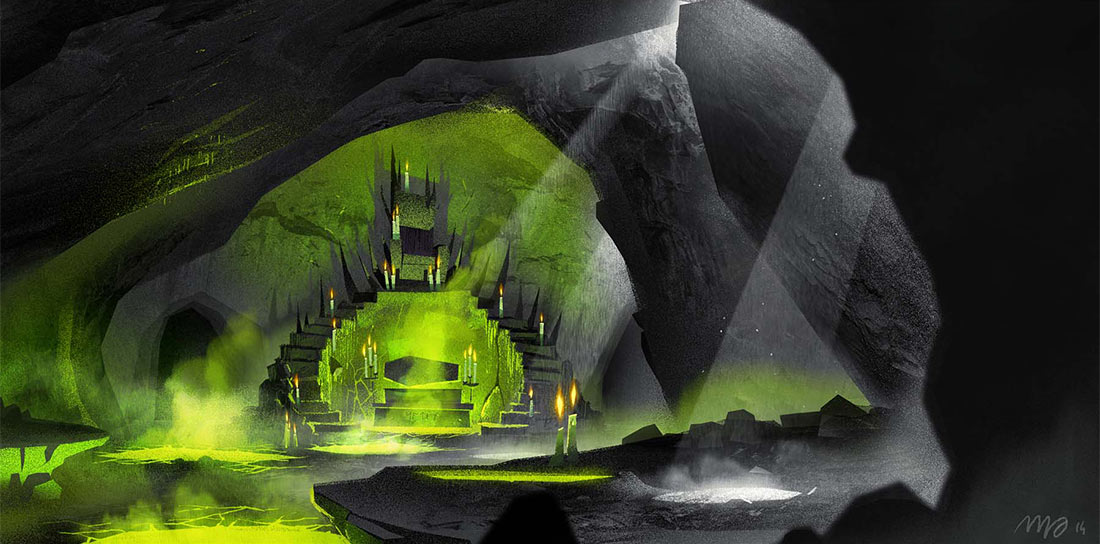 Vlad's lair concept by Sylvain Marc.