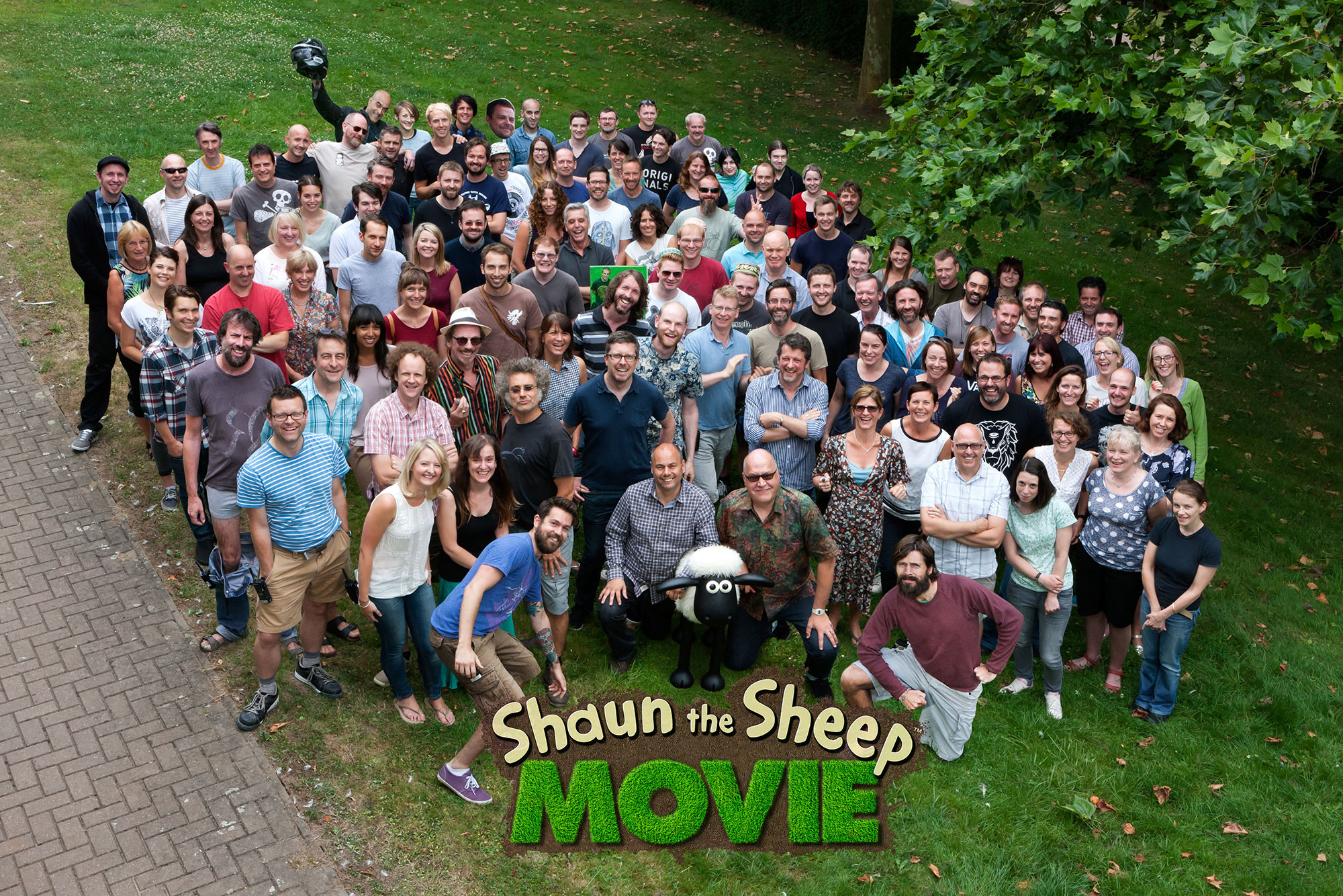 A photo of the movie's crew. Click to enlarge. (Photo: Chris Johnson)