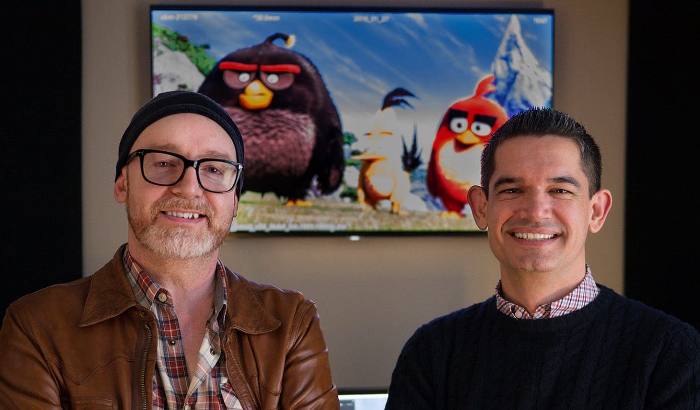 "Angry Bird Movie" directors Fergal Reilly (l.) and Clay Kaytis.