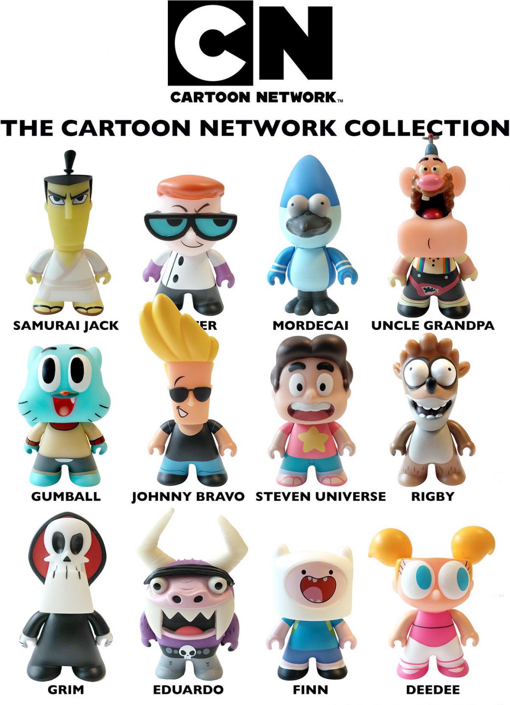 rijstwijn hoofd patrouille Cartoon Network Vinyl Mini-Figures From Titan