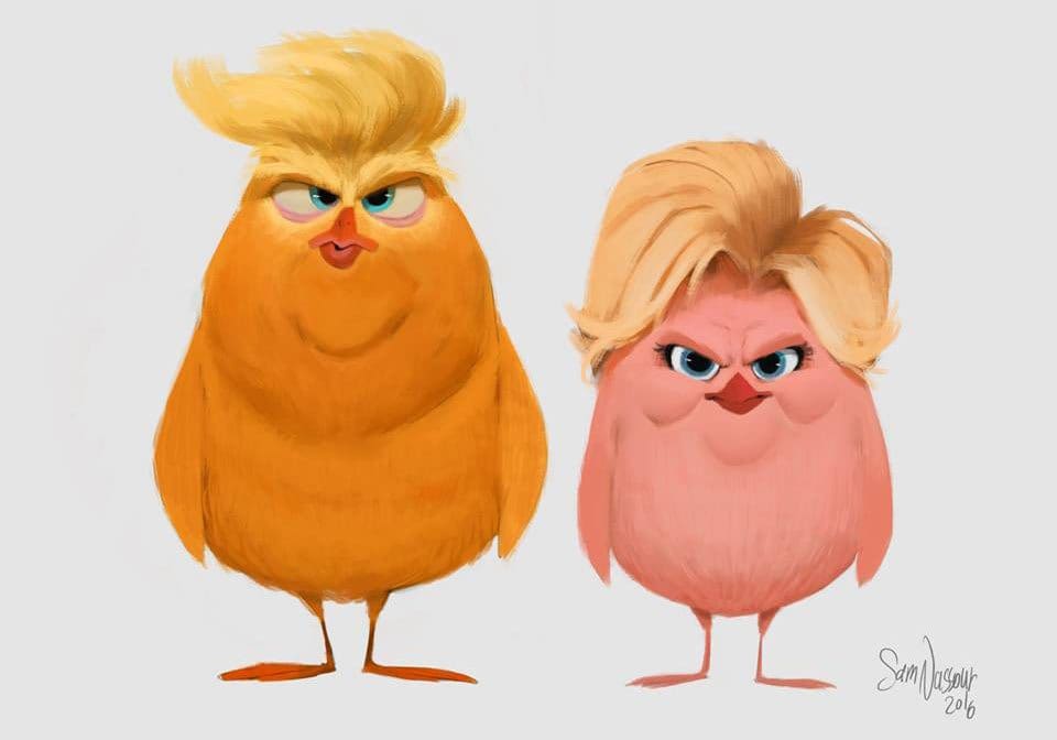 How Animation Artists See Donald Trump and Hillary Clinton (Updated)