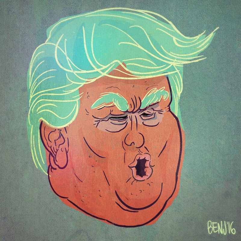 Donald Trump by Benjamin Arcand.