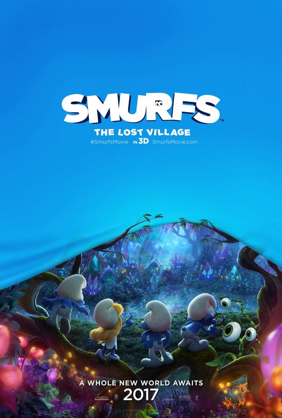 "Smurfs: Lost Village" Poster