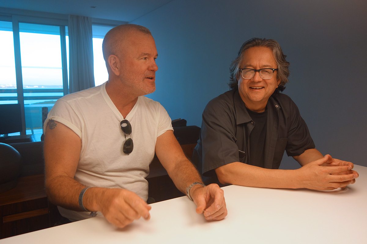 Steve Williams (left) and Mark Dippé sit down with Cartoon Brew.