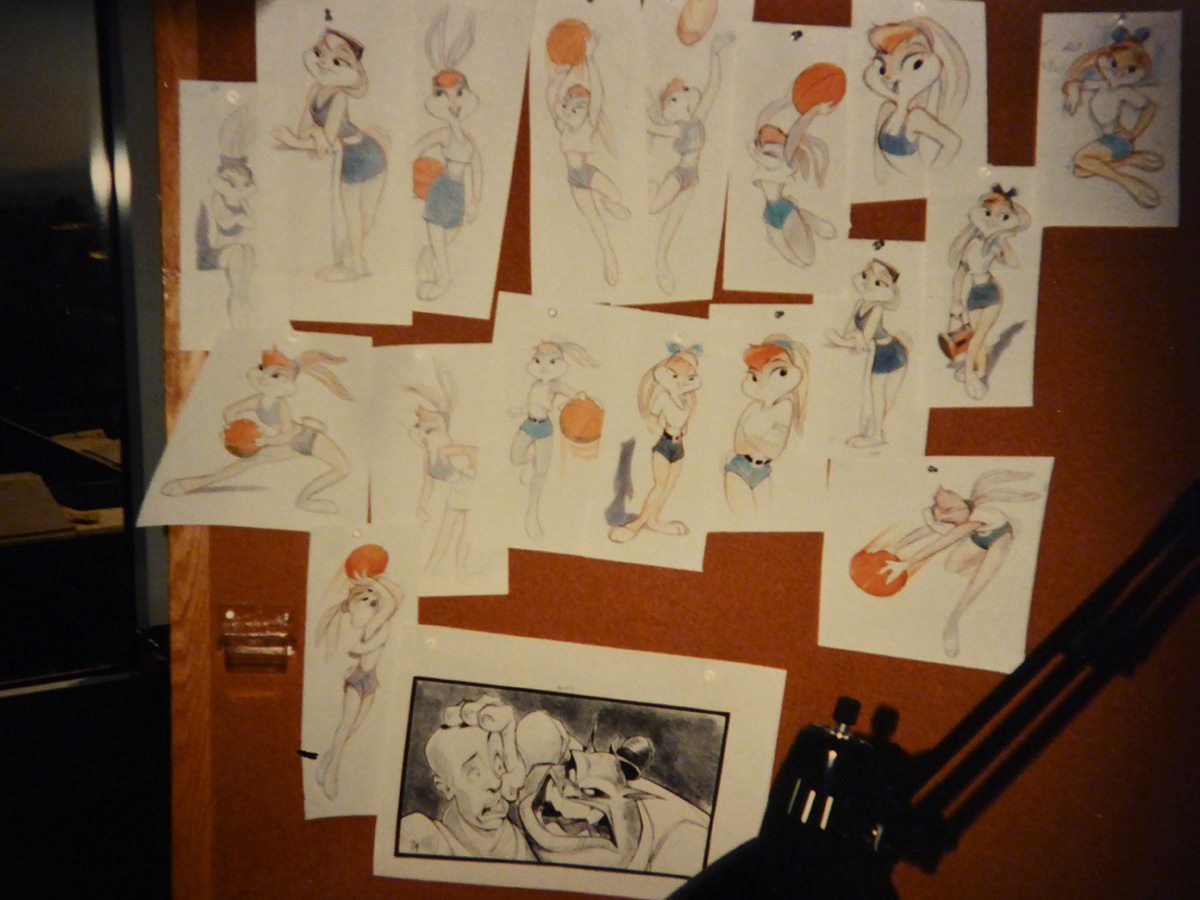 Space Jam character designs. Image courtesy Neil Boyle.