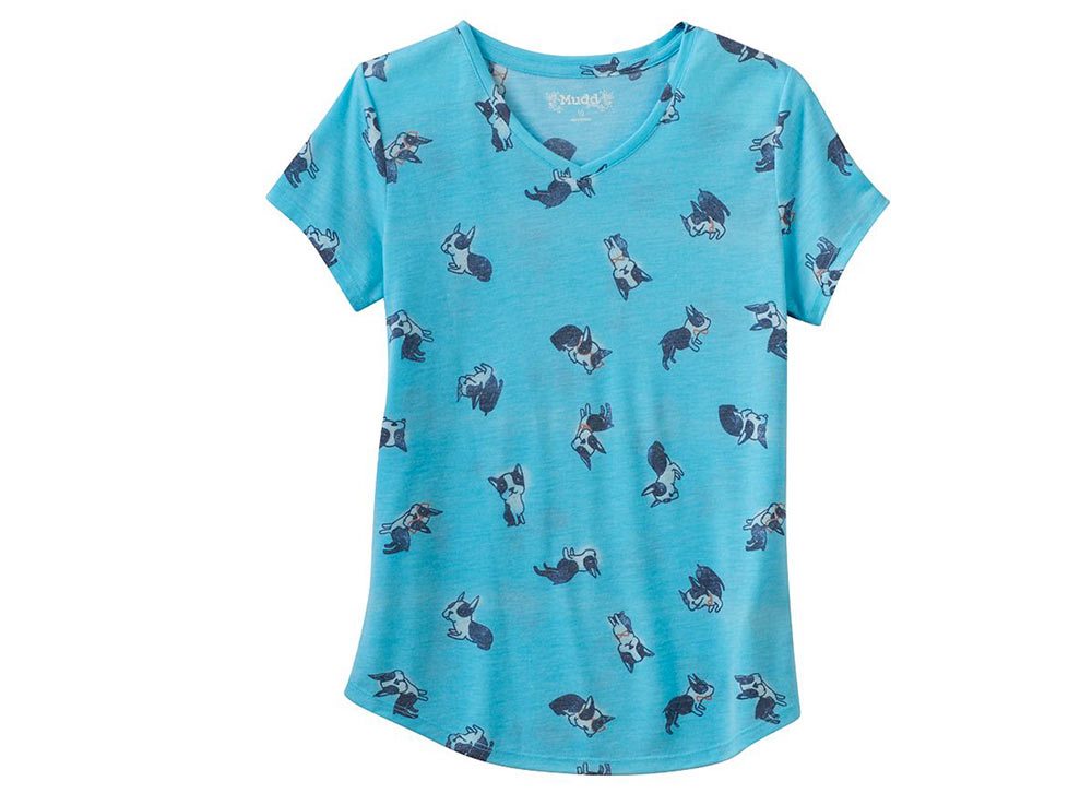 Shirt sold by Kohl's that Chin copied her drawings.
