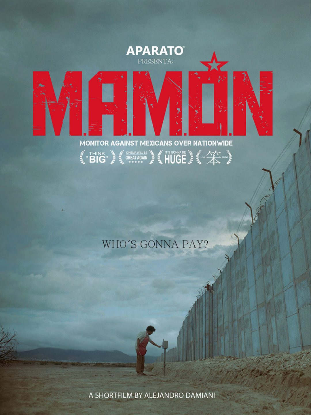 "M.A.M.O.N." poster.