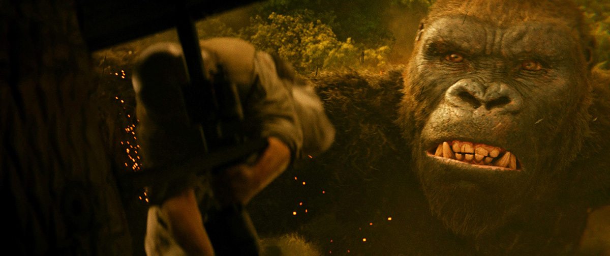 Since Kong was so big, there was the opportunity to show a lot of detail in his face.