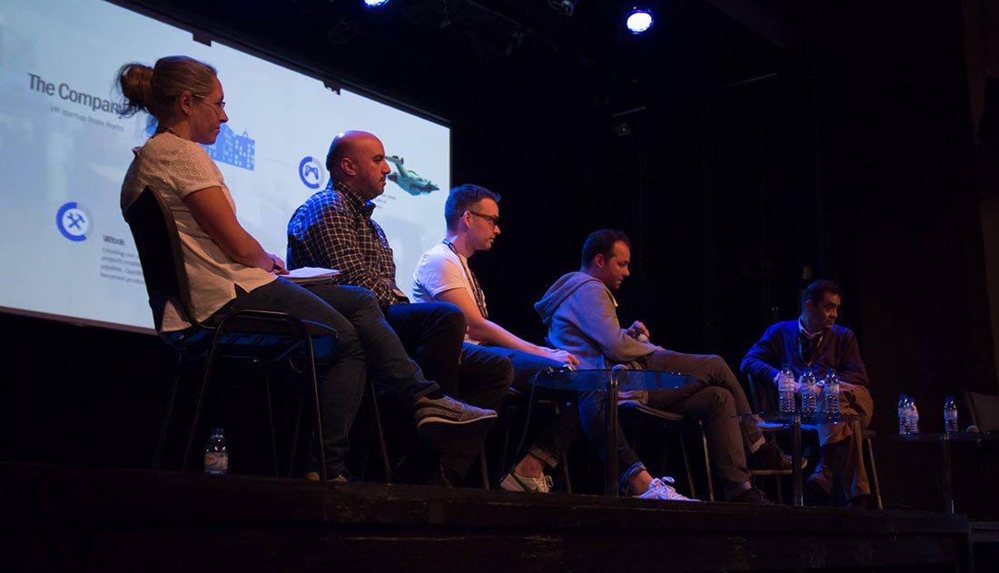 Panel about vr at Monstra. (Photo courtesy of Monstra festival.)