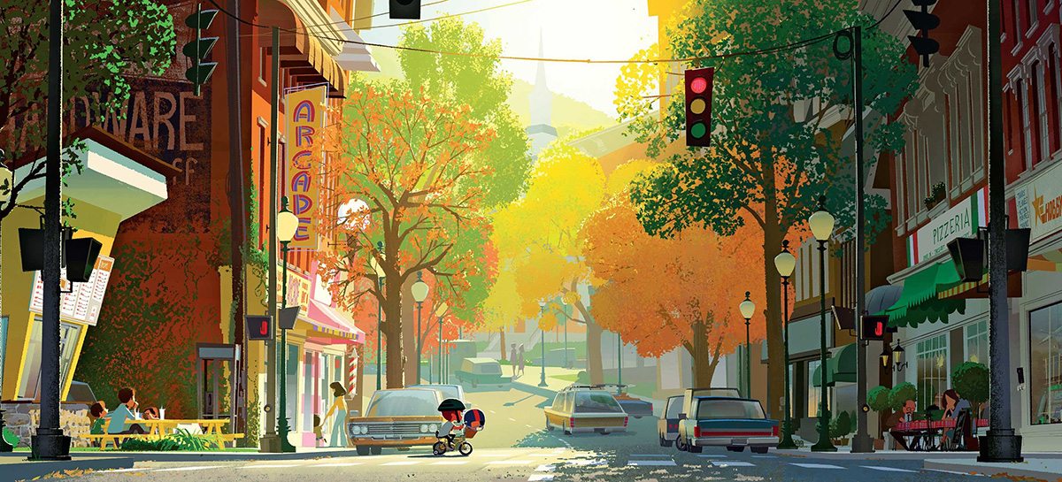 Concept painting from 'The Boss Baby.'