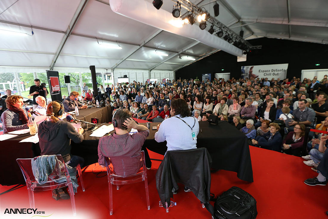 A panel at Annecy. Photo: G. Piel/CITIA.
