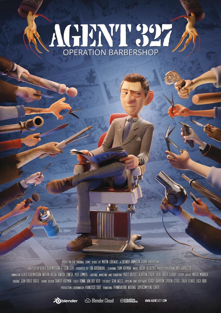 Agent 327: Operation Barbershop poster.