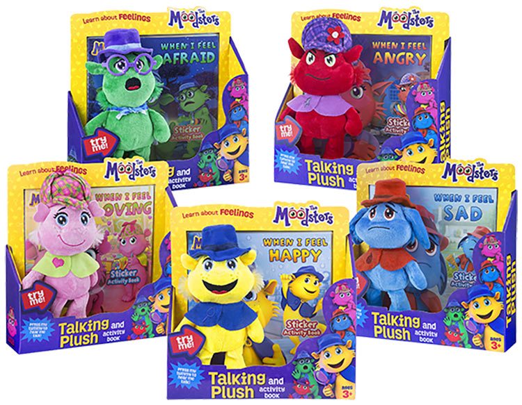 An example of "Moodsters" merchandise.