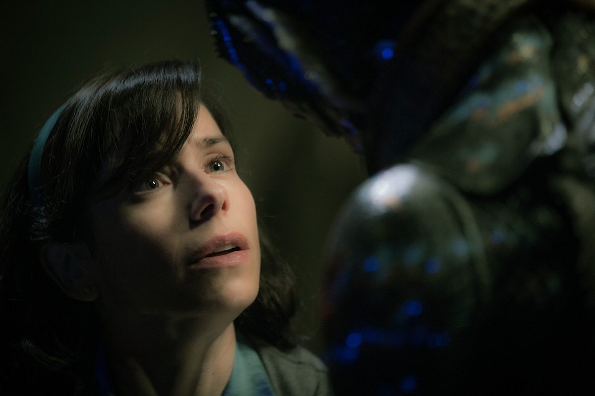 Sally Hawkins with The Asset in "The Shape of Water."