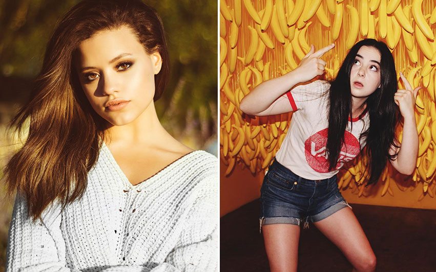 Actresses Sarah Jeffery (left) and Sarah Gilman will portray Daphne and Velma respectively. Photos via Instagram pages of Jeffery and Gilman.