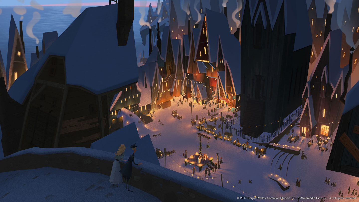 Concept art from "Klaus."
