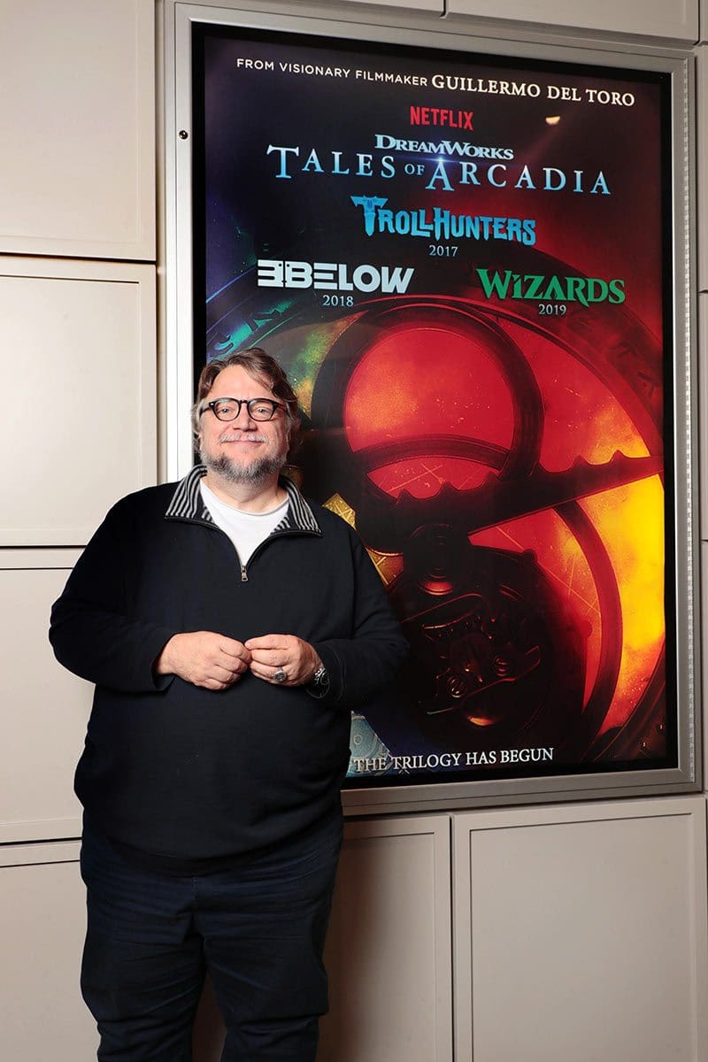 Guillermo del Toro at a screening event tonight, where he announced the "Tales of Arcadia" trilogy series.