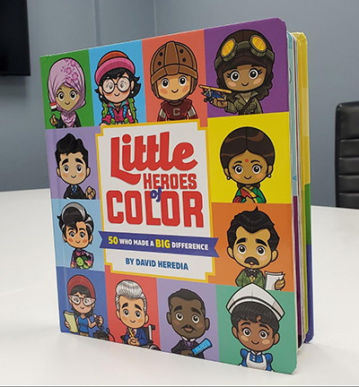 "Little Heroes of Color" by David Heredia.
