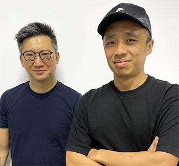 Robot Playground Media founders Ervin Han and Bernard Toh