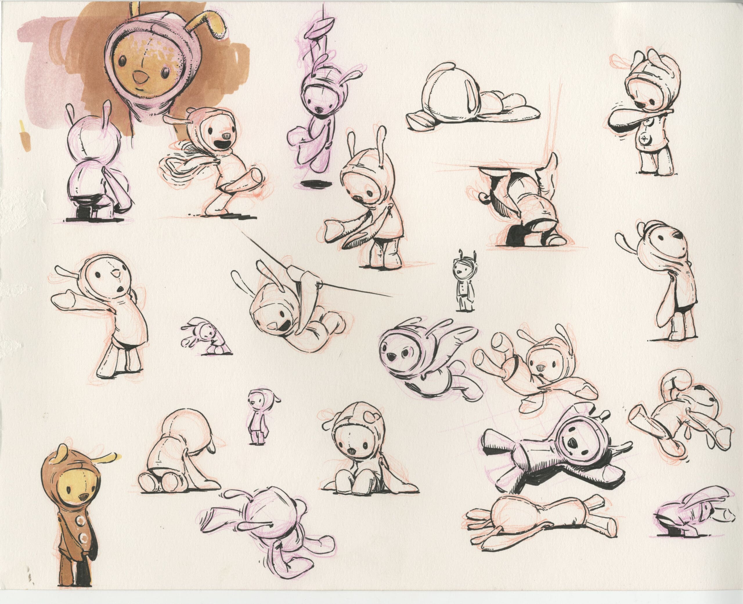 Lost Ollie Character Designs