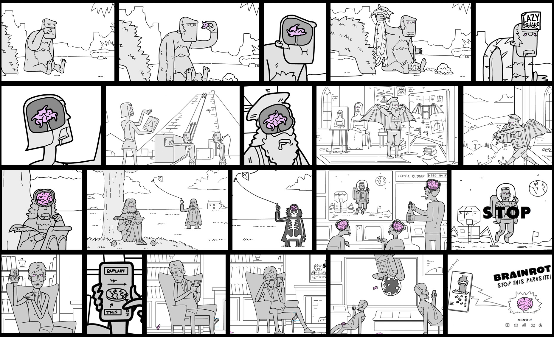 Brainrot Storyboard