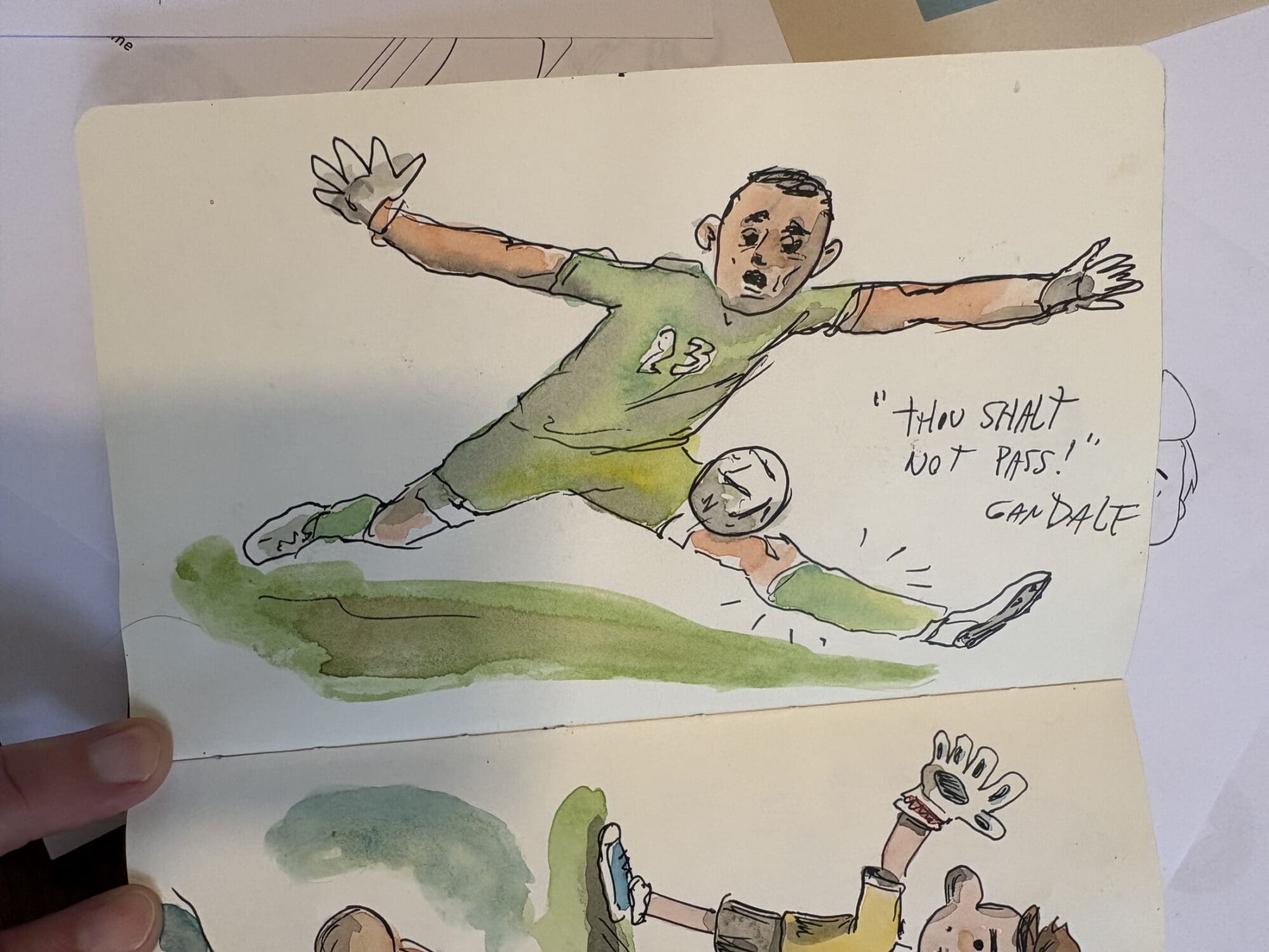 Liniers Sketch