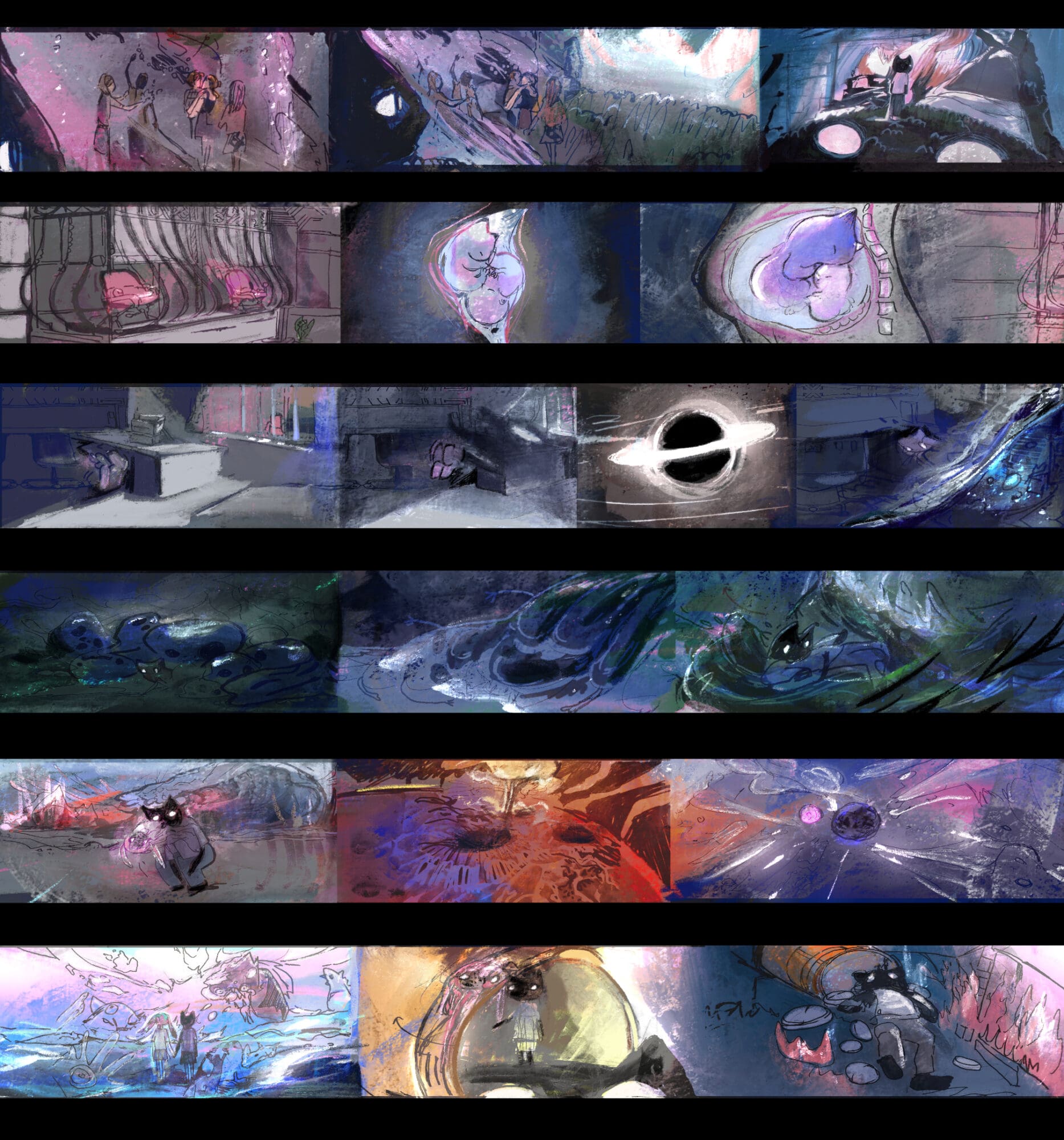Not Alone Color Script