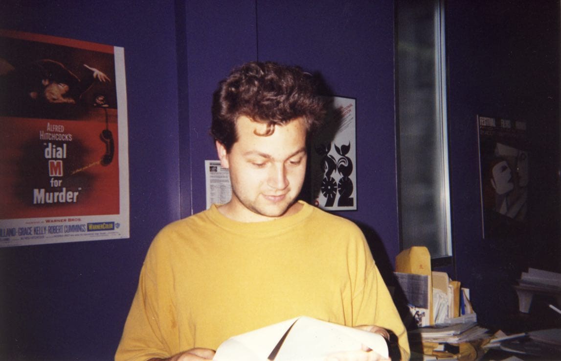 Chris Robinson in CFI Offices, 1994