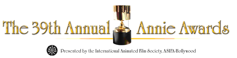 Tickets for 39th Annual Annie Awards On Sale Now