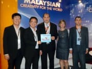 CAPTION: (L to R): Tan Chiang Loong, Executive Director of Ed-Online Technologies; Lee Chuen Loong, Executive Director of Ed-Online Technologies; Fethi Nedjari, Chief Executive Officer of Xeopex; Catherine Vernon, Representative of Xeopex; Charles Ballerait, Head of Development of Xeopex