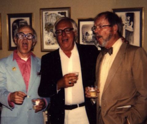 Ray Bradbury, Ward Kimball and Chuck Jones