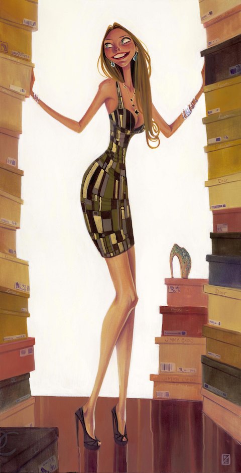 Painting by Devin Crane