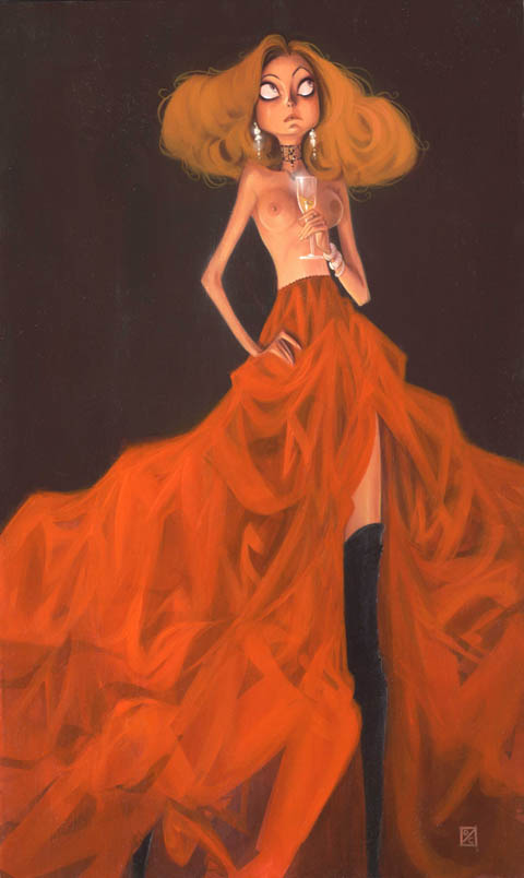 Painting by Devin Crane