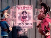 Pirate with a Scarf (voiced by Martin Freeman) and Pirate Captai
